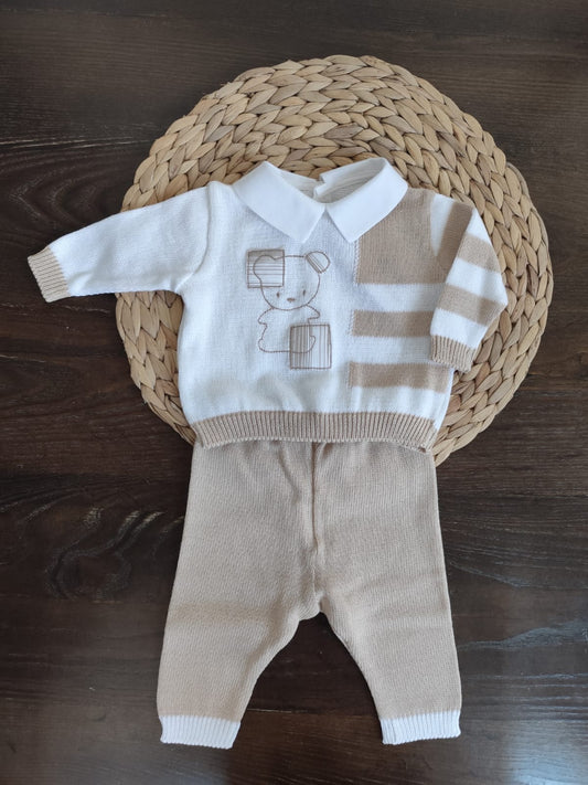 completino neonato in filo di cotone