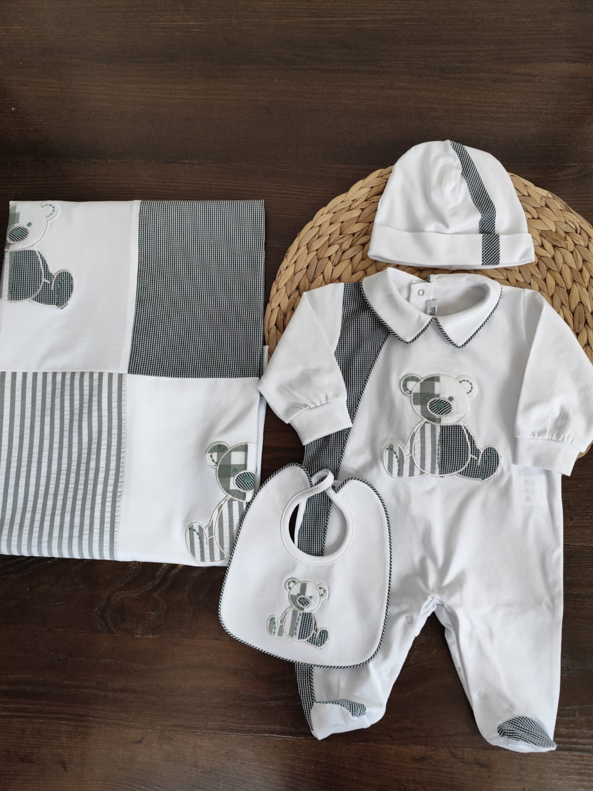 coordinato in cotone "Teddy"