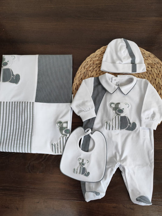 coordinato in cotone "Teddy"