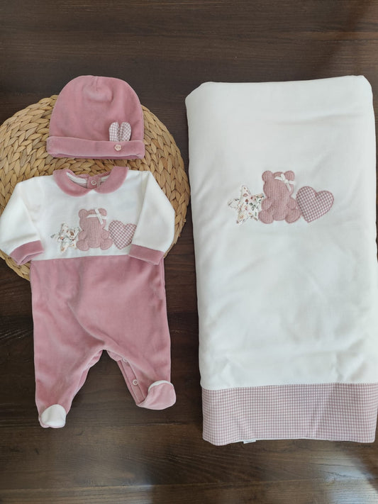 Coordinato Nascita in ciniglia Alice