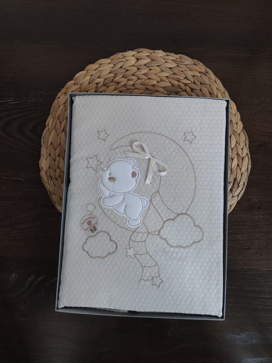 Copertina Lettino neonato in cotone