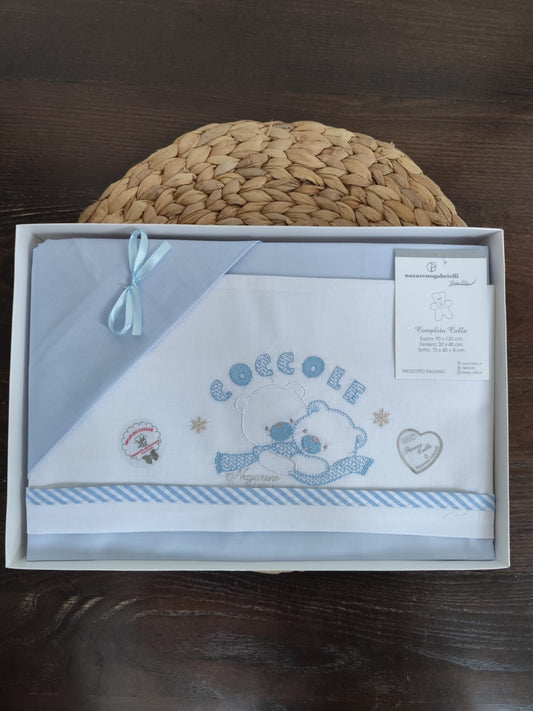 Completo culla Neonato in cotone coccole