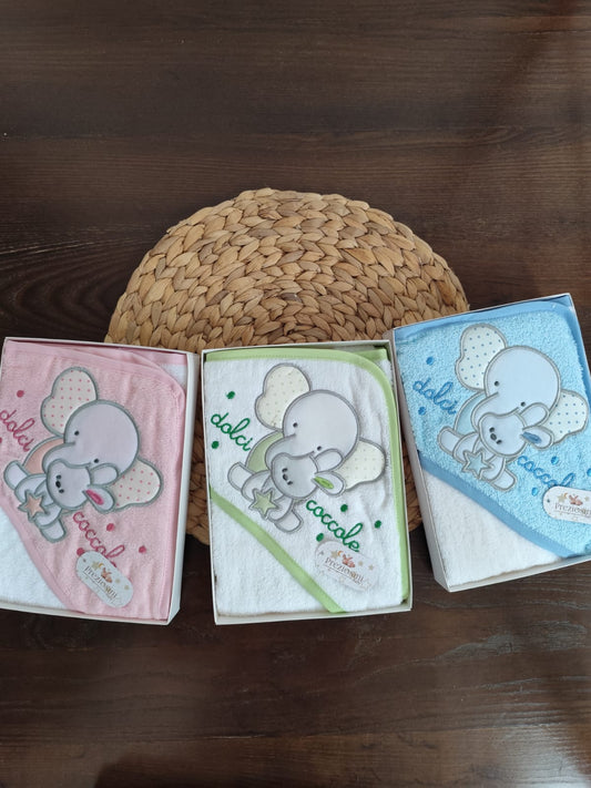 Accappatoio Triangolo dolci coccole in vari colori