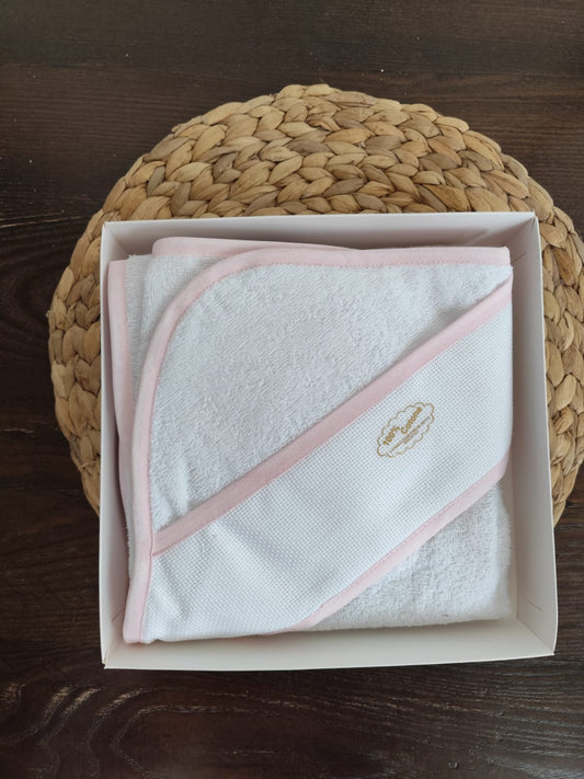 Accappatoio da ricamo neonata