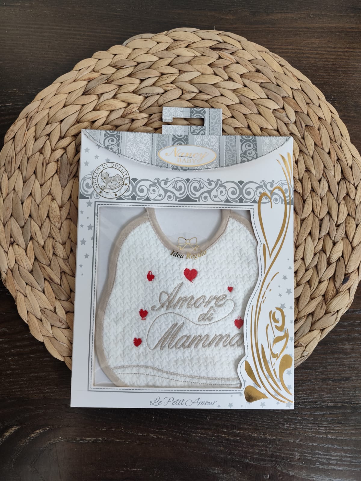 Bavetta Amore di mamma in vari colori