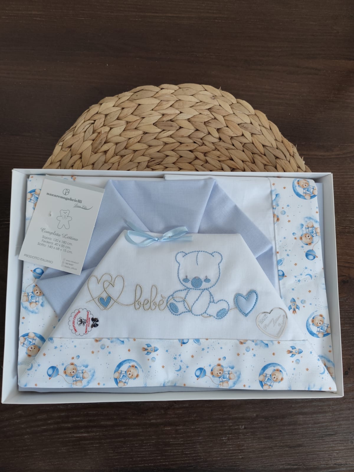Completo Lettino in cotone
