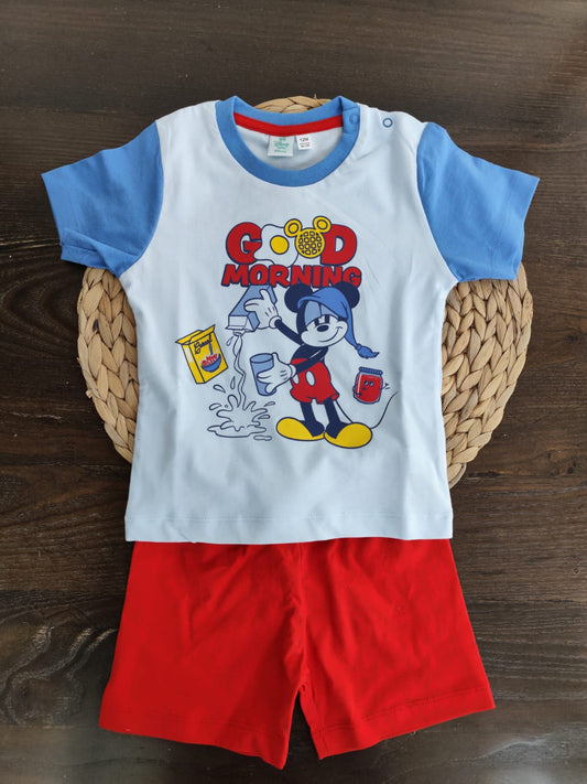 Pigiamino estivo neonato Topolino