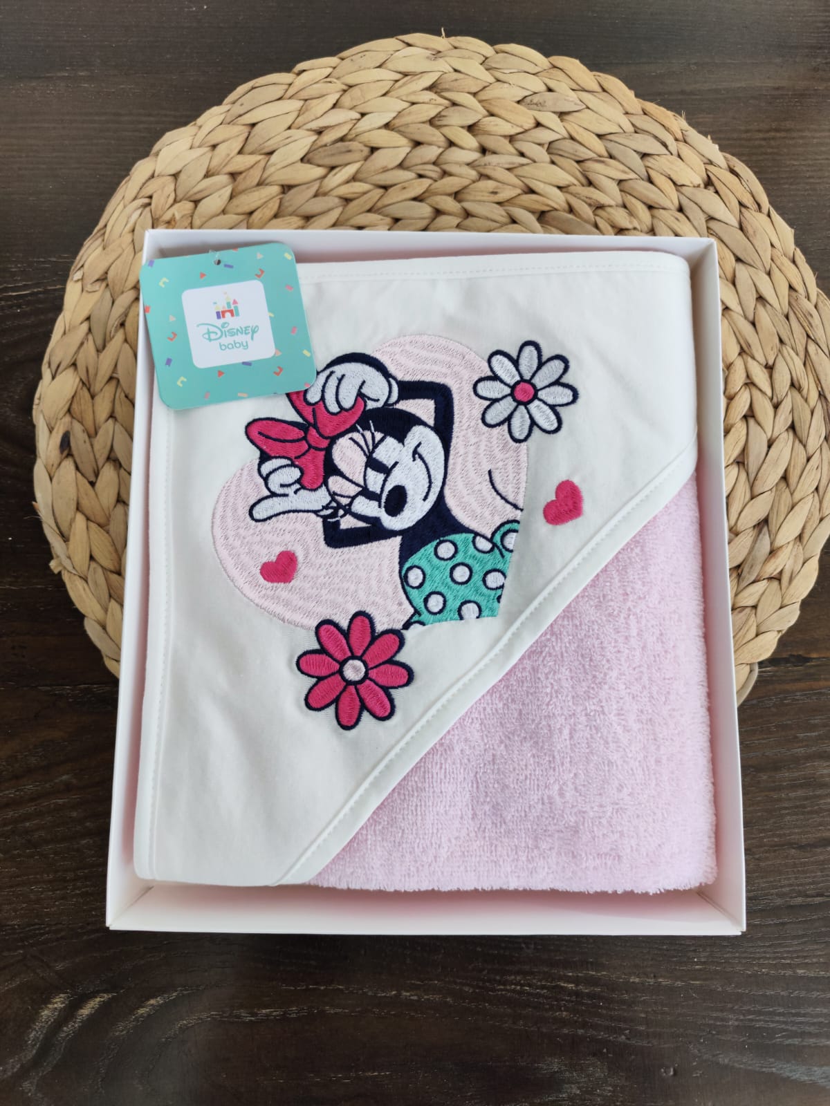 Accappatoio neonata disney in spugna