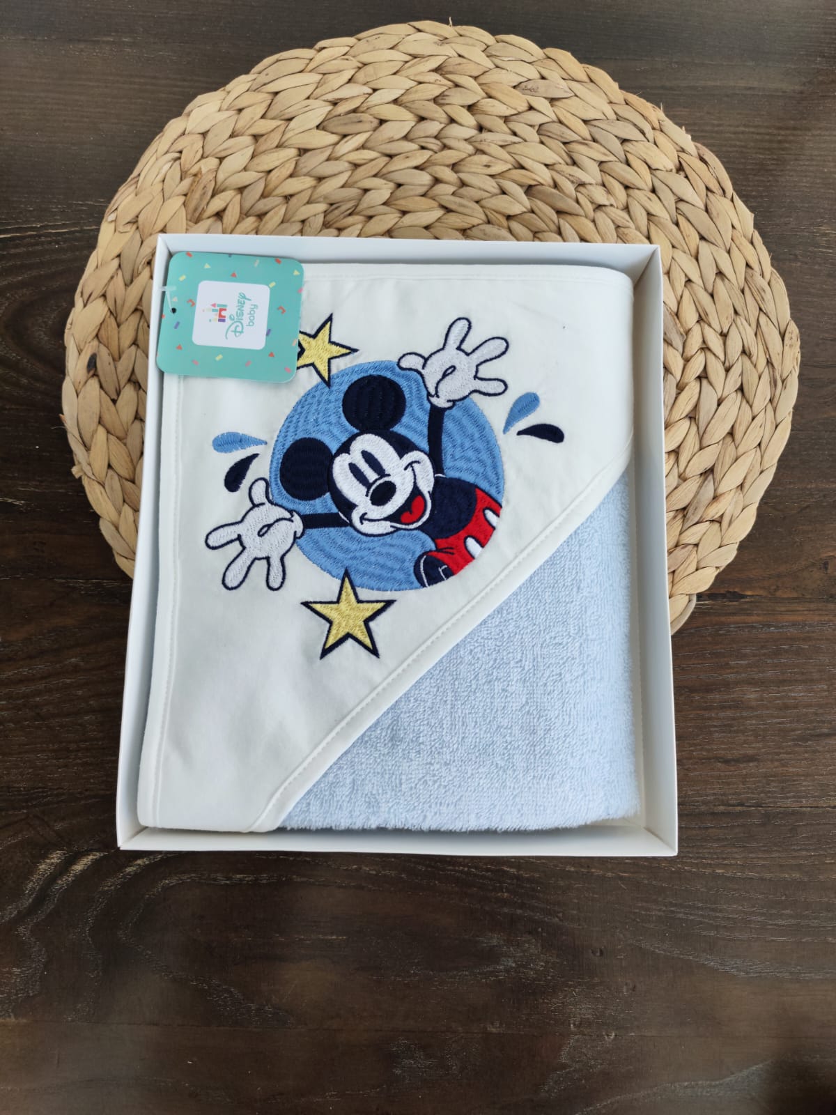 Accappatoio neonato disney in spugna