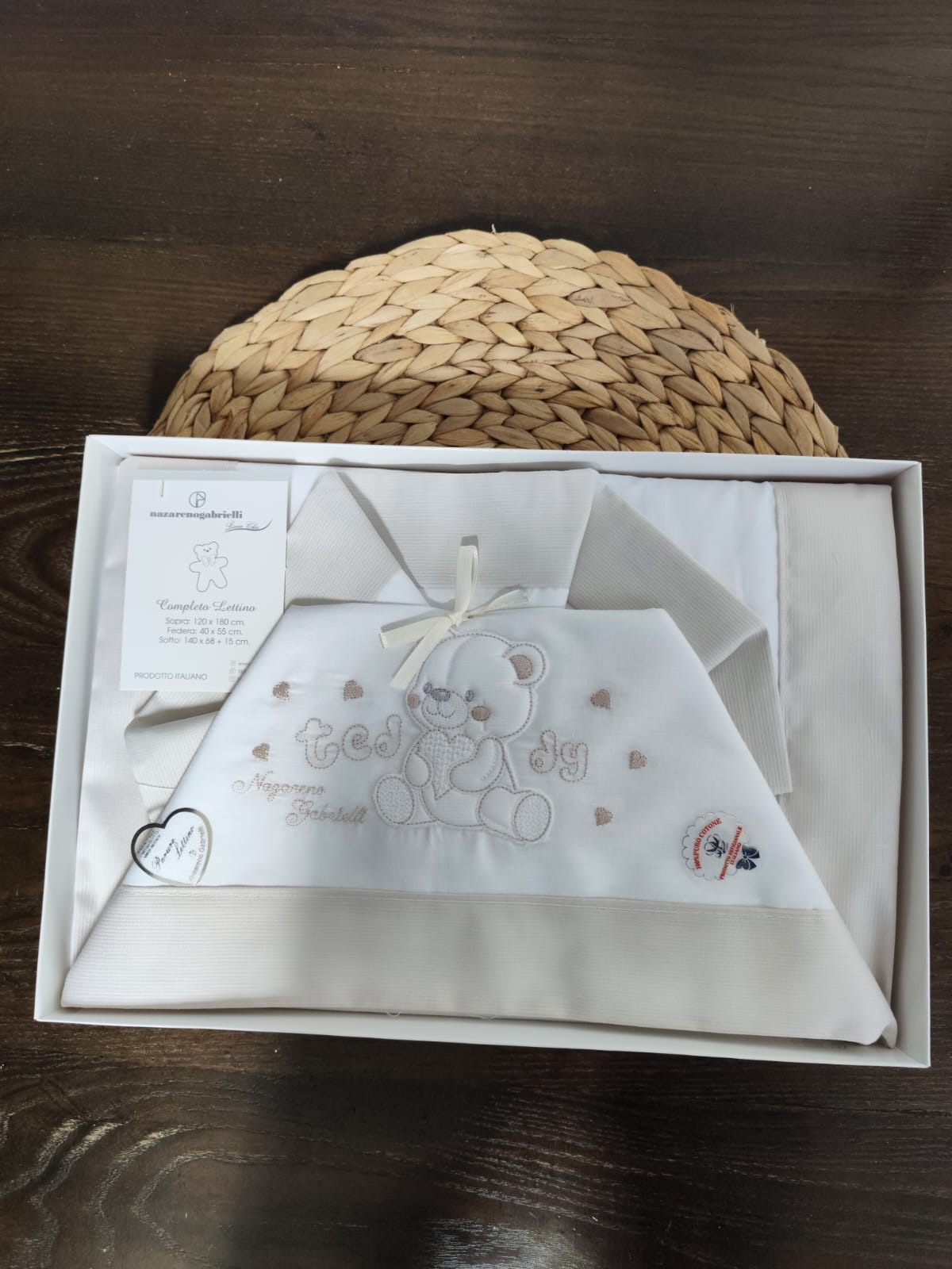 Completo Lettino neutro "teddy"