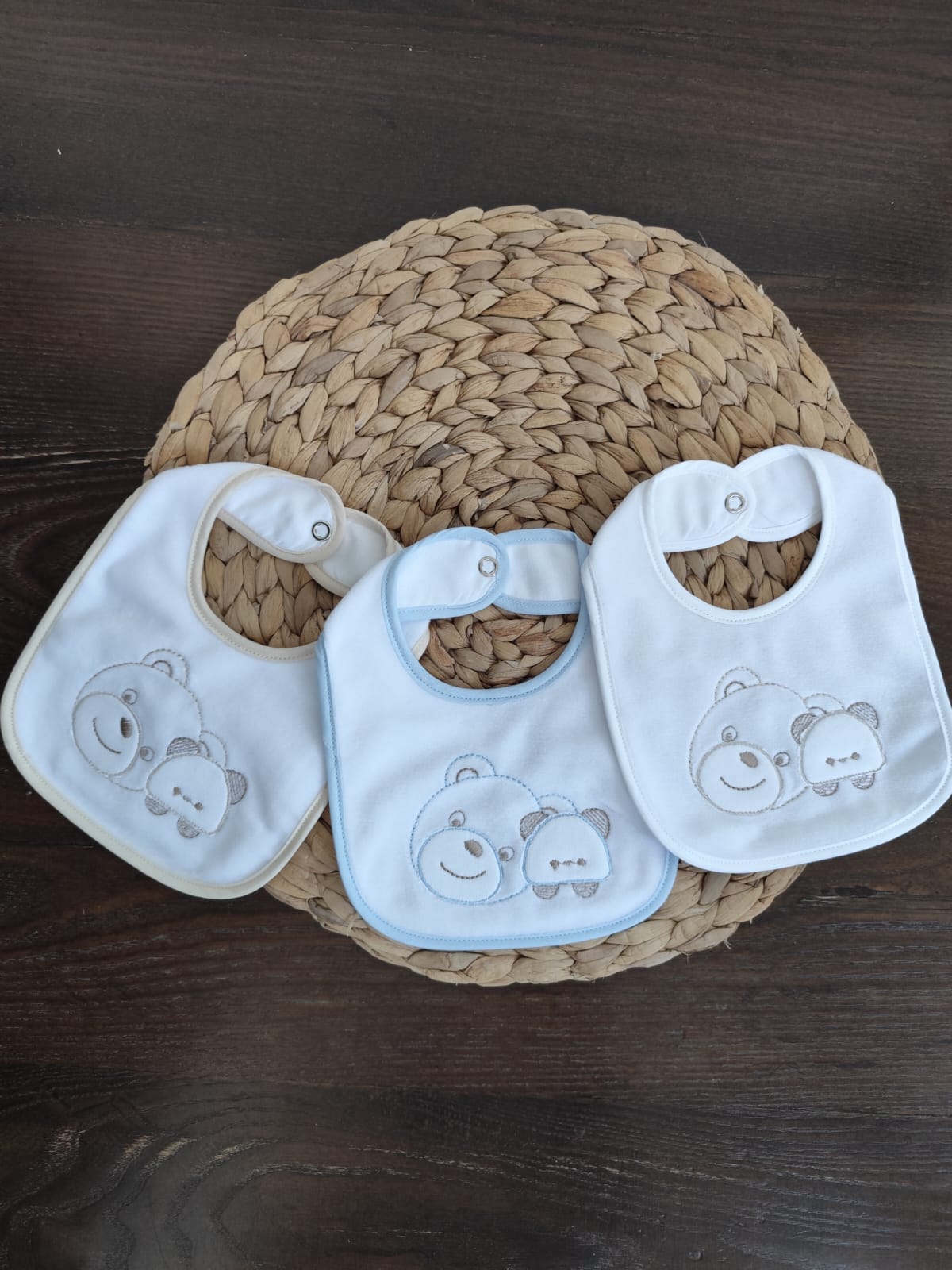 Bavette Neonato in ciniglia