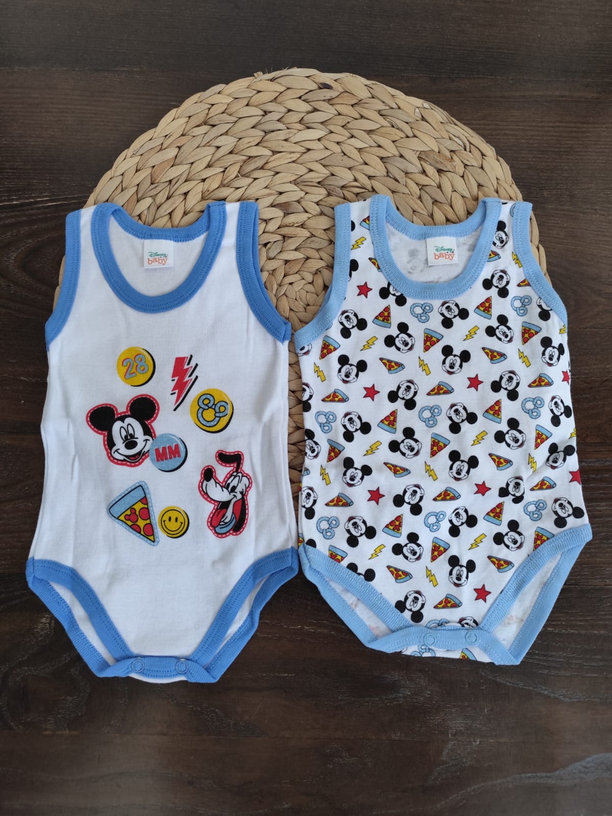 Body in cotone giro manica maschietto disney