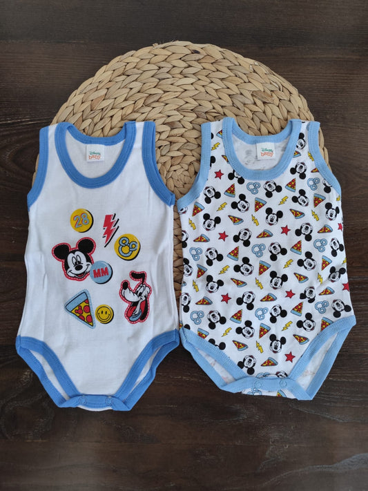 Body in cotone giro manica maschietto disney