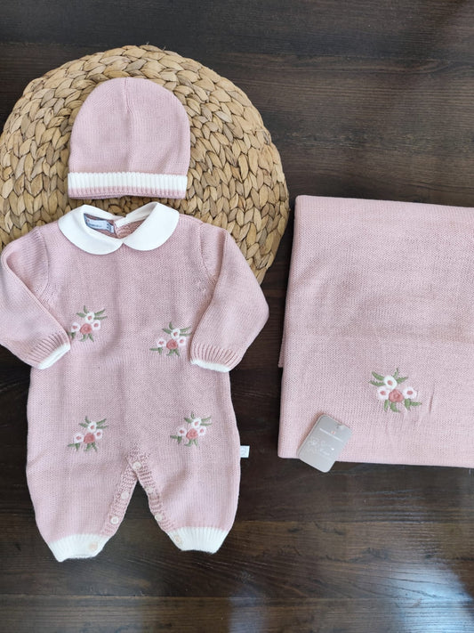 coordinato nascita invernale fiore rosa cipolla
