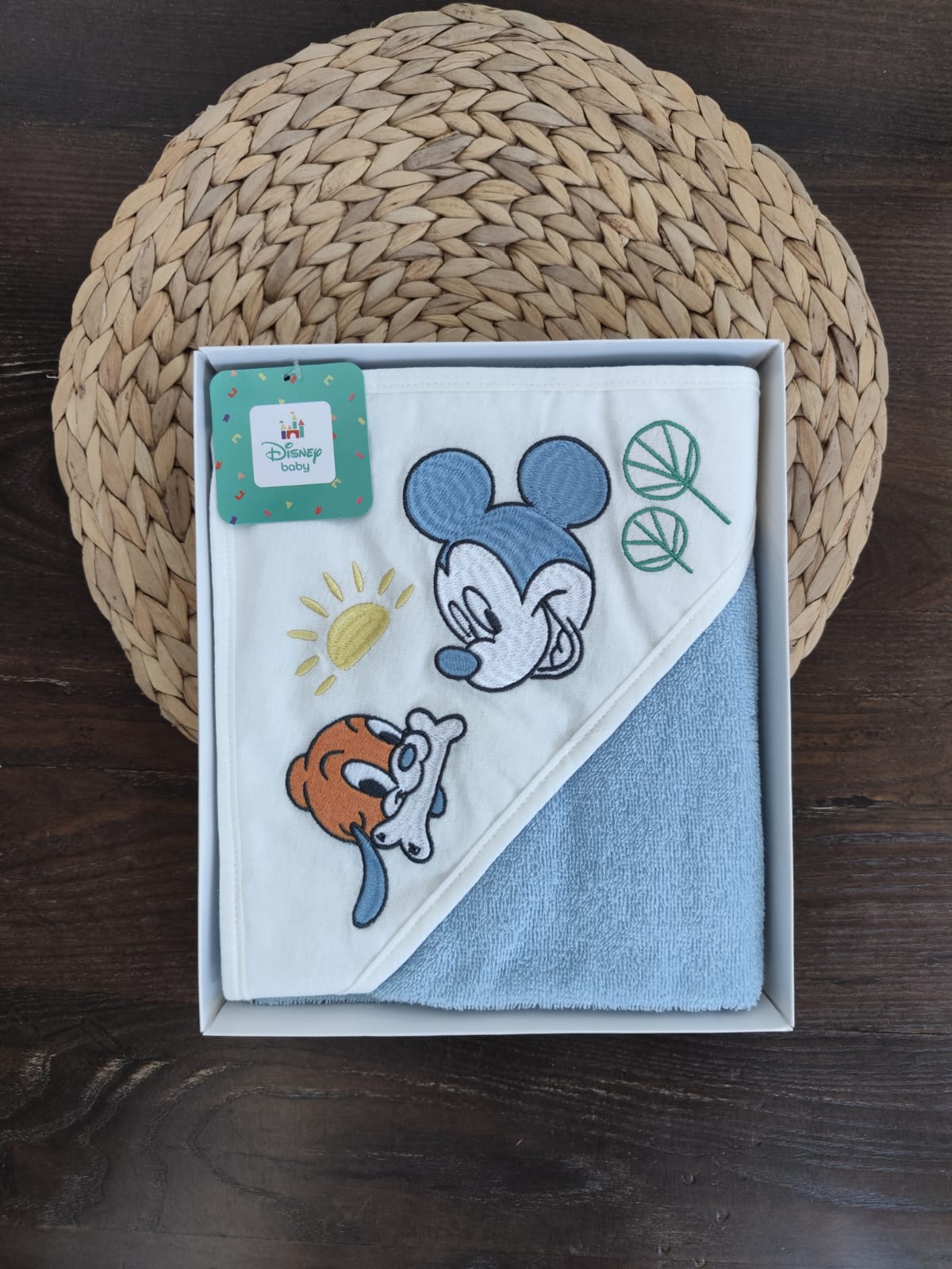 Accappatoio neonato disney in spugna