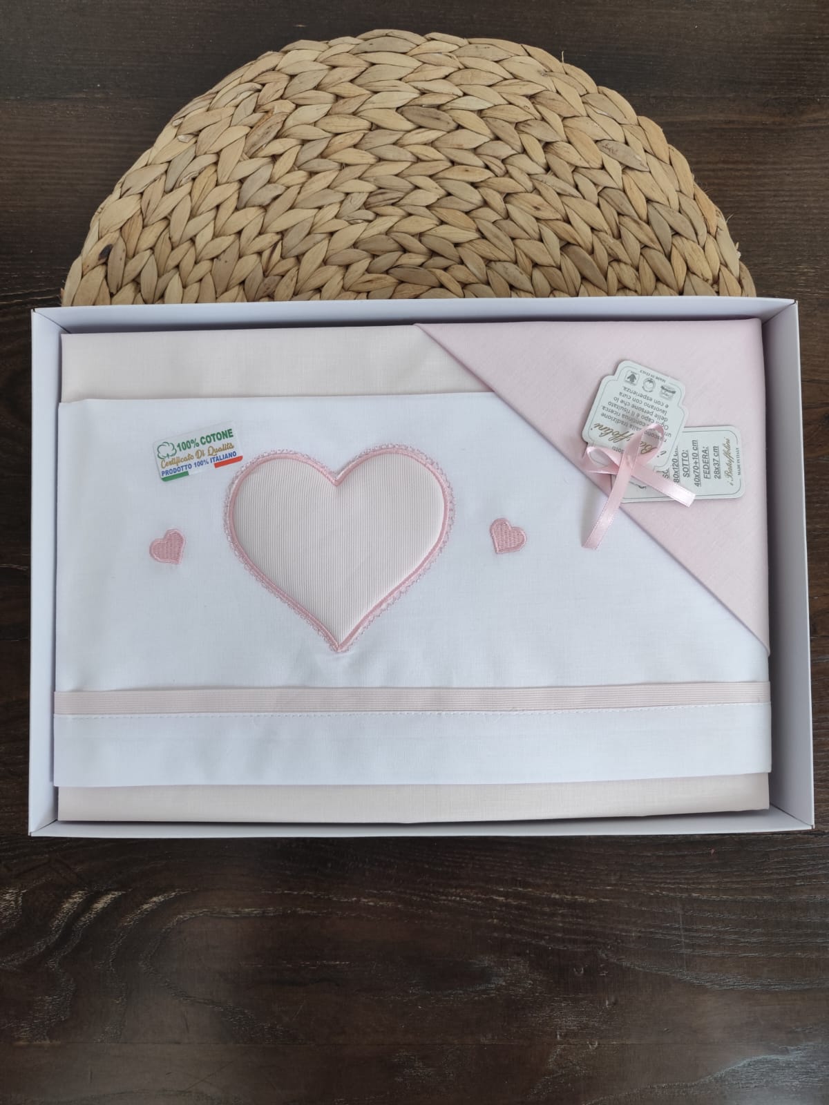 Completo culla "cuore" Neonata