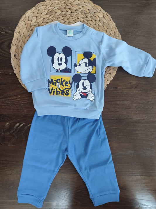Pigiamino neonata Disney Topolino in caldo cotone