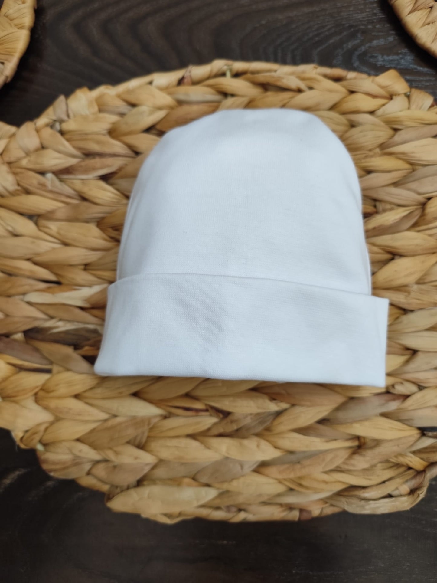Cappellino nascita in cotone neonata/neonato con possibile personalizzazione