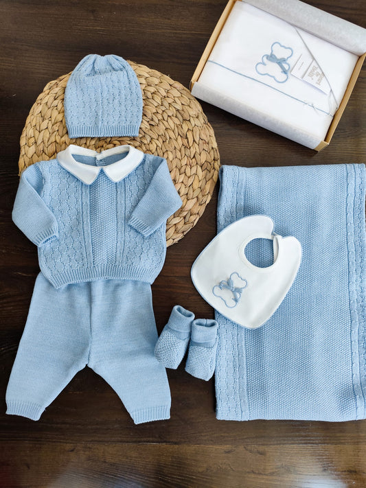 coordinato misto lana Riccardo con completino