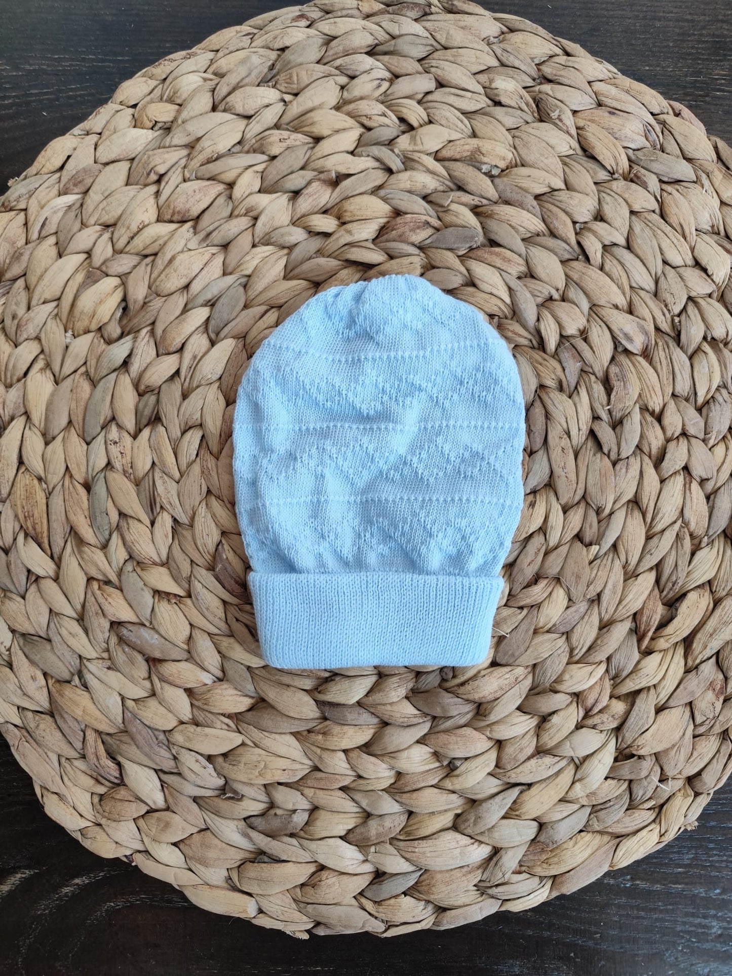 Cappellino nascita unisex caldo cotone vari colori