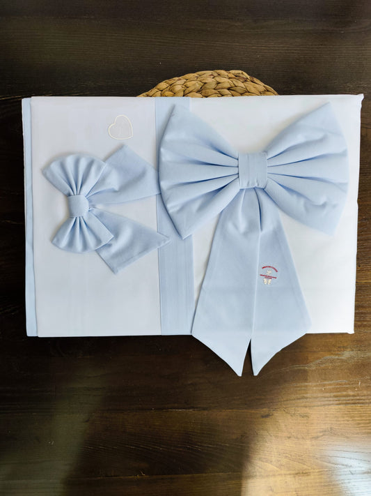 coordinato culla "fiocco" estate/inverno vari colori