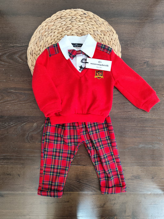 Vestito Natalizio maschietto