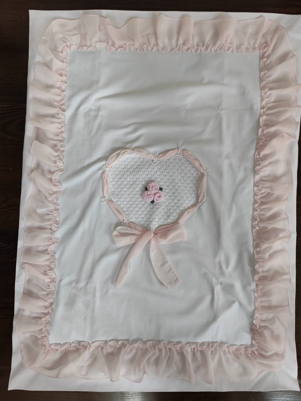 Coordinato nascita Bloom in filo di cotone e Jersey con completino