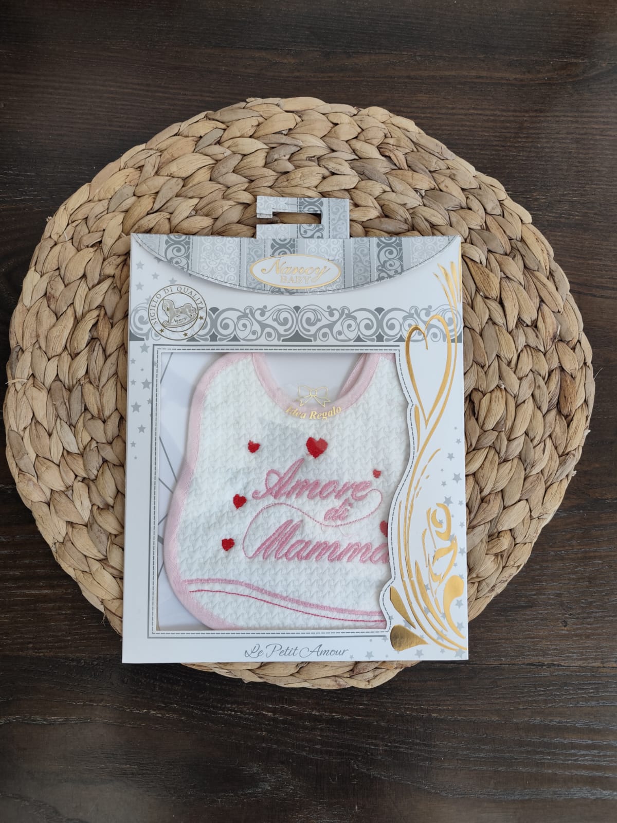 Bavetta Amore di mamma in vari colori
