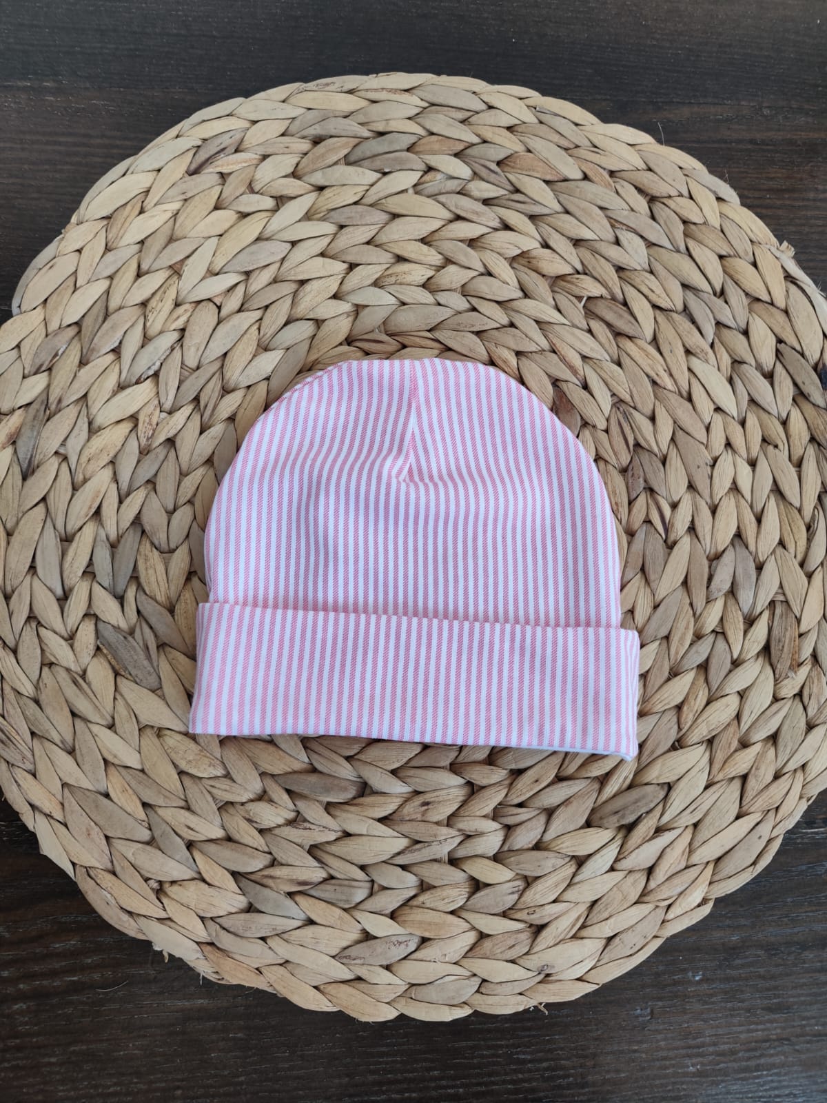 Coordinato nascita in cotone "tenera piccola farfallina" rosa