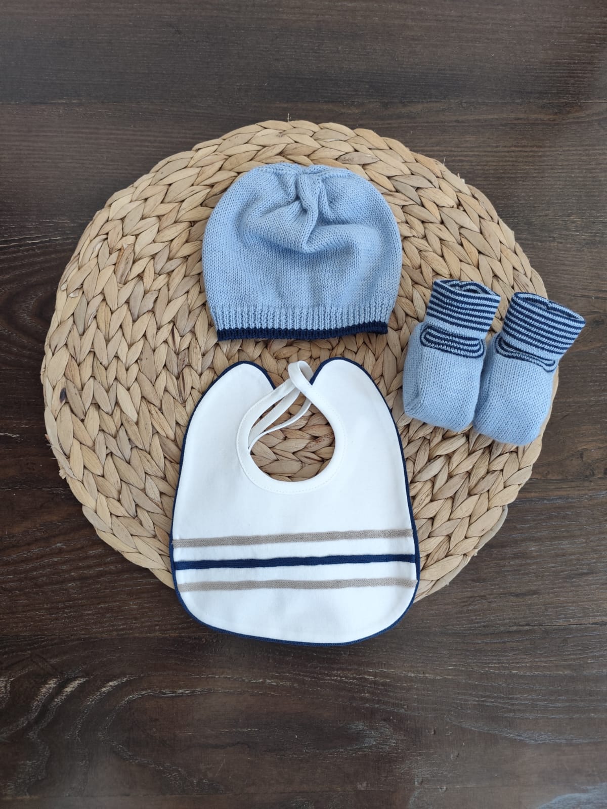 coordinato in misto lana Enry con tutina